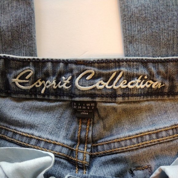 Esprit Collection Jeans Straight Leg Low Rise Size 2 Women's - Picture 4 of 11